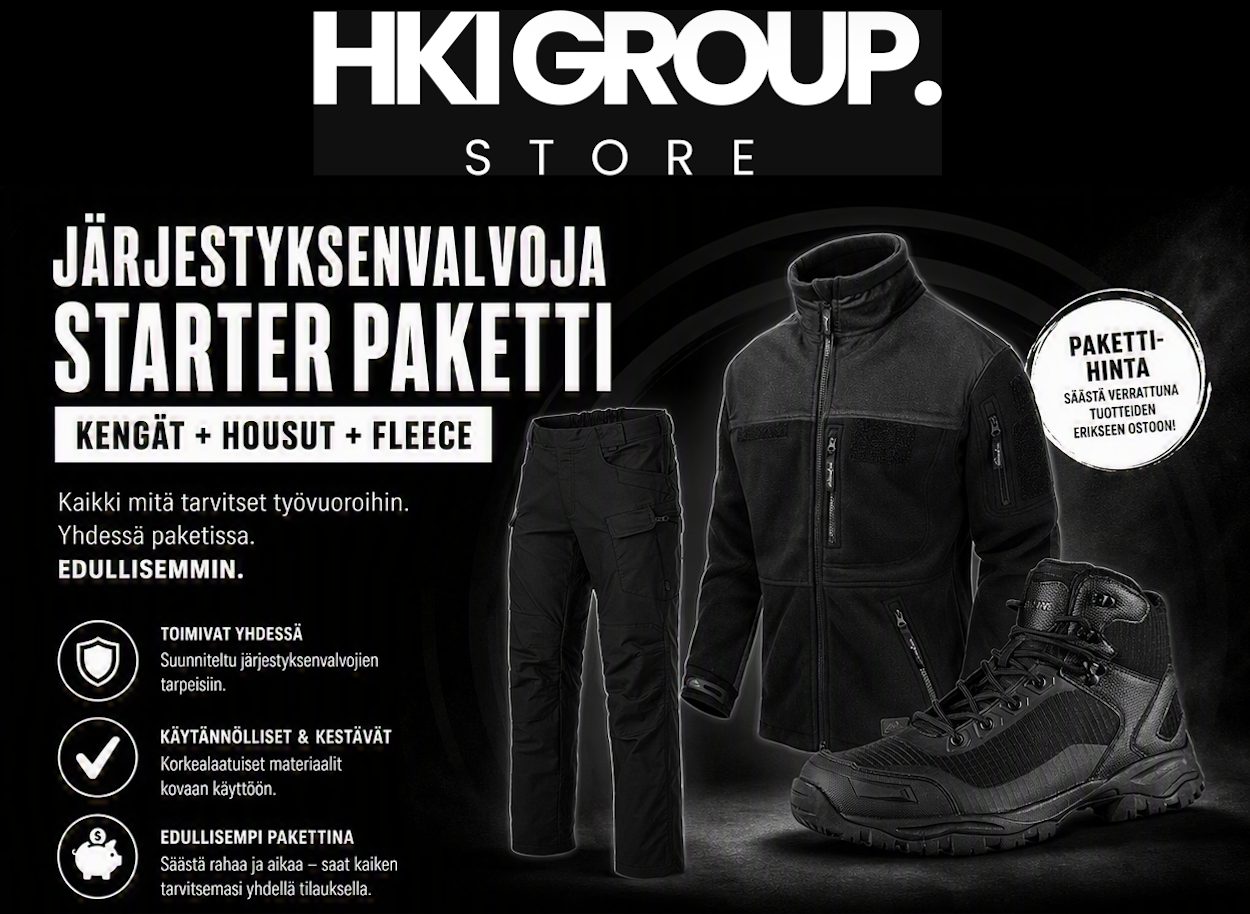 JÄRJESTYKSENVALVOJAN PAKETTI