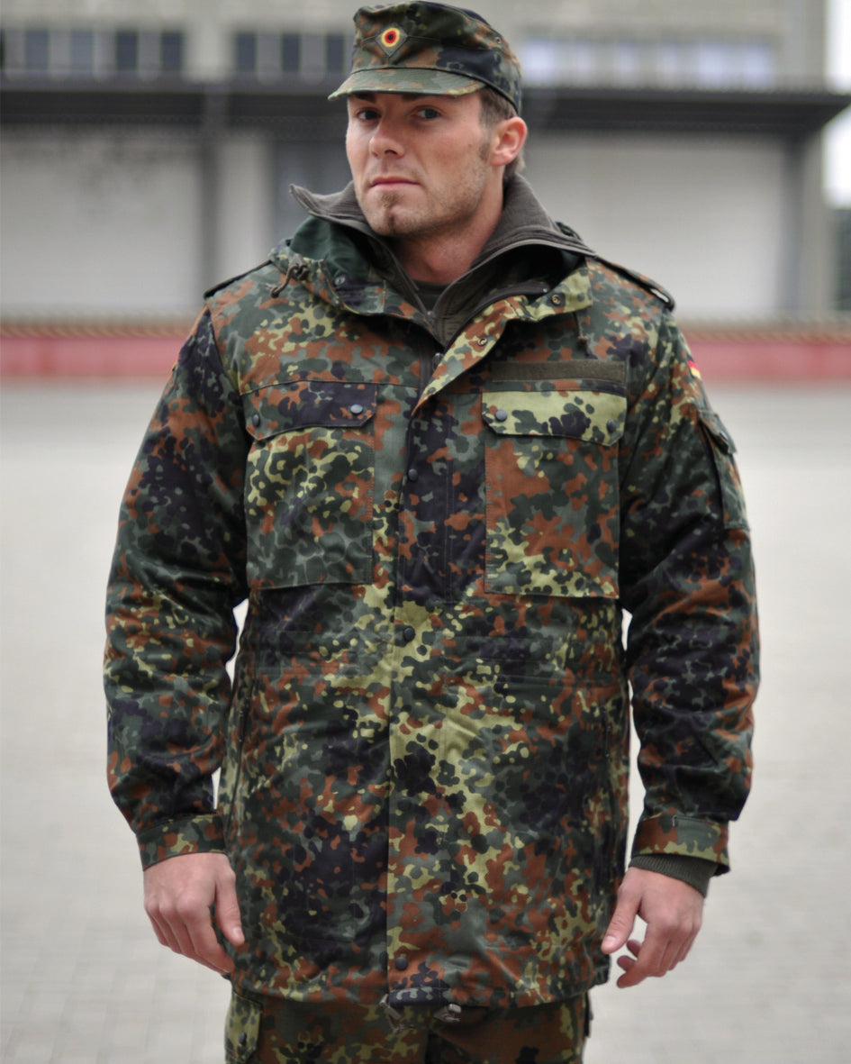 Bundeswehr kenttätakki (parka) FLECKT NACH TL