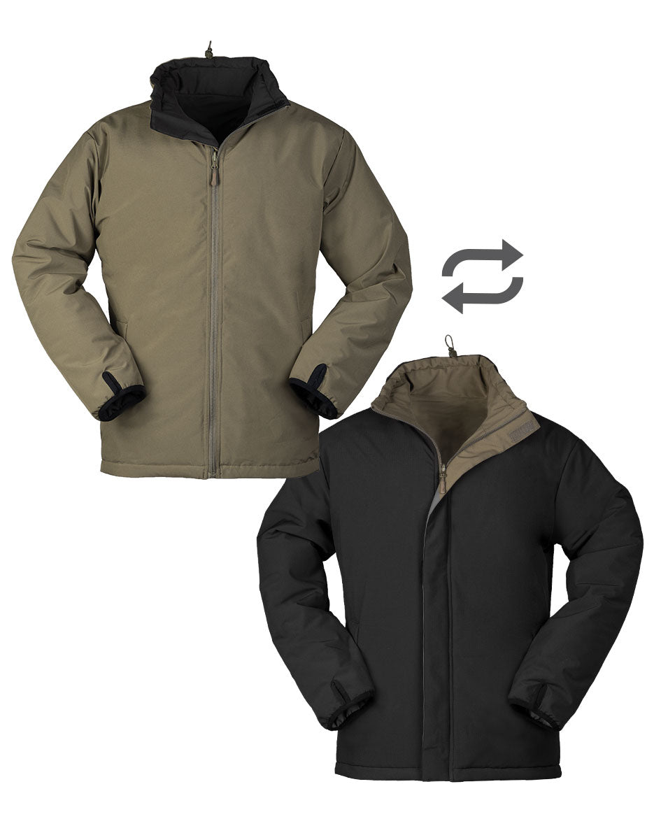 KÄLTESCHUTZJACKE WENDBAR ranger vihreä/musta
