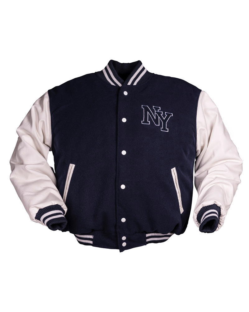 NY baseball takki M merkki laivastonsininen/valkoinen-1