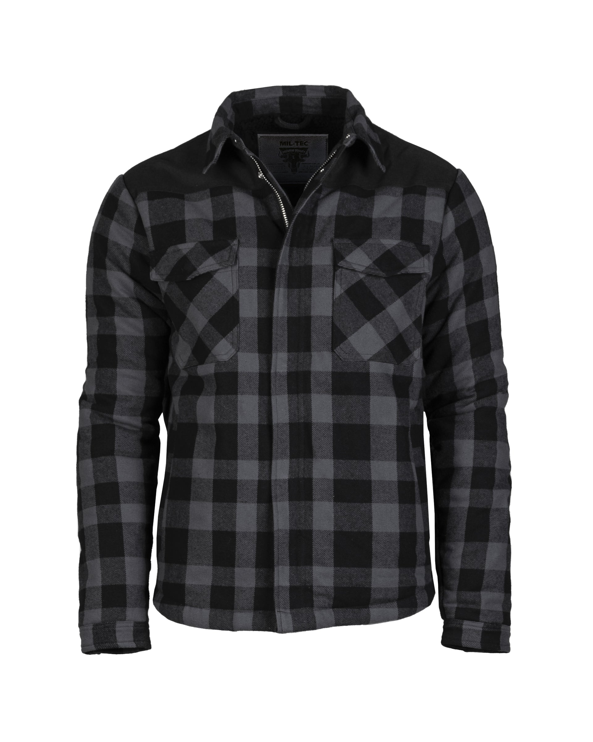 LUMBERJACKET musta/harmaa