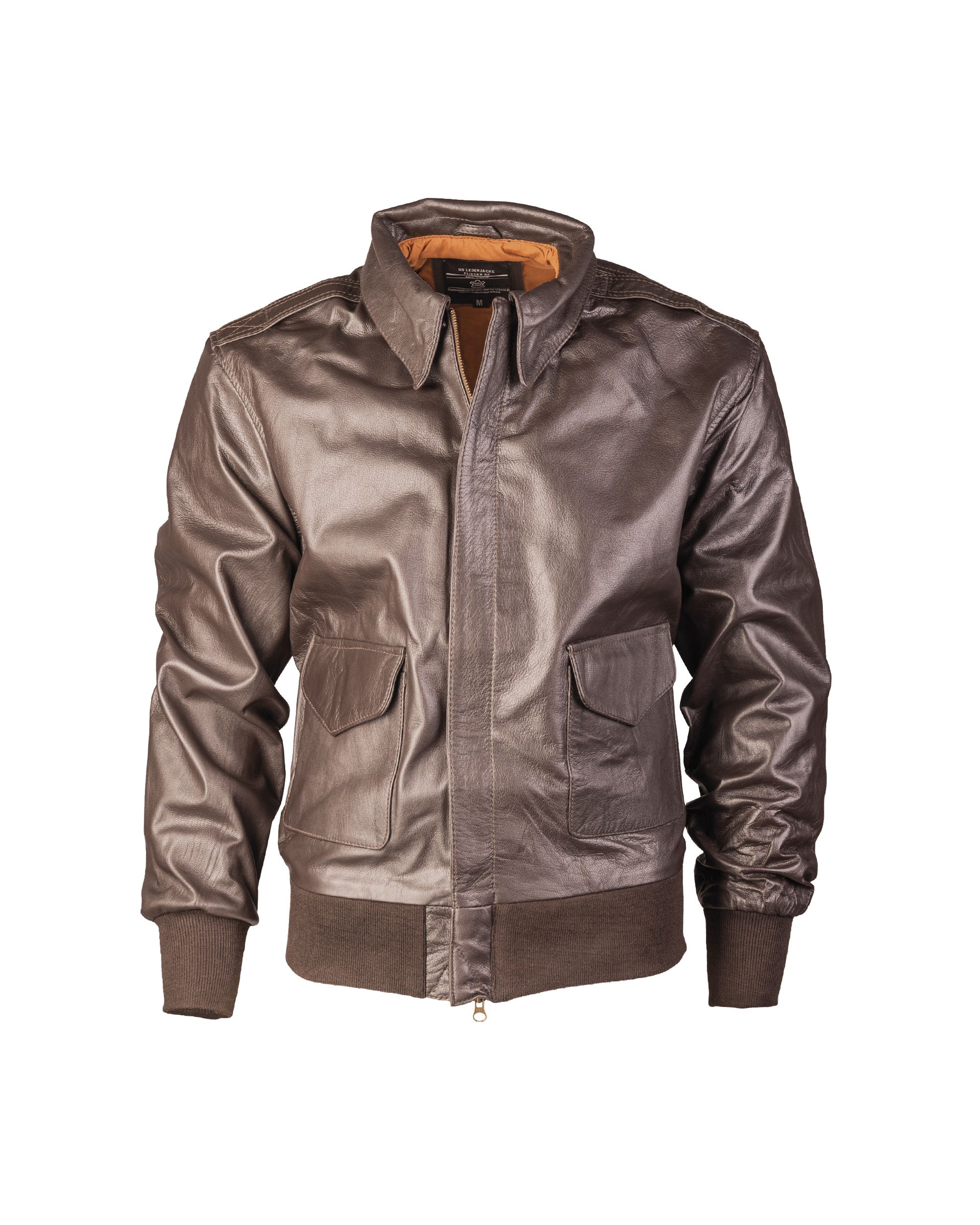 US LEDERJACKE FLIEGER A 2 ruskea