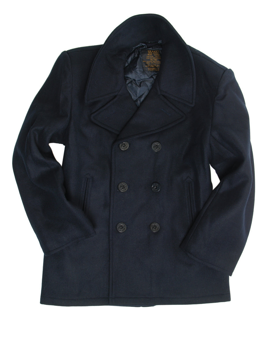 US laivastonsininen PEA COAT TUCH DK sininen (KN SCHW.)