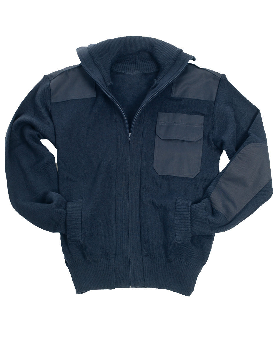STRICKJACKE MILTEC 80/WO 20/PAN DK sininen