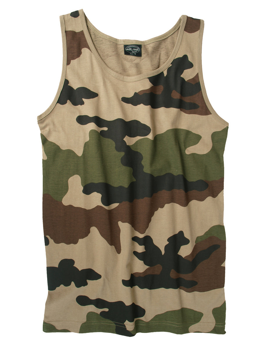 TANK TOP puuvilla maasto CCE-1
