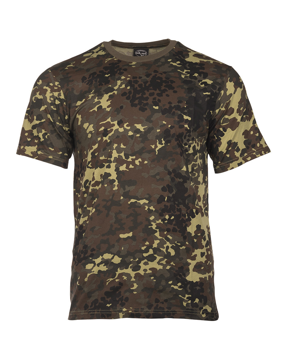 T - paita maasto Bundeswehr FLECK-1