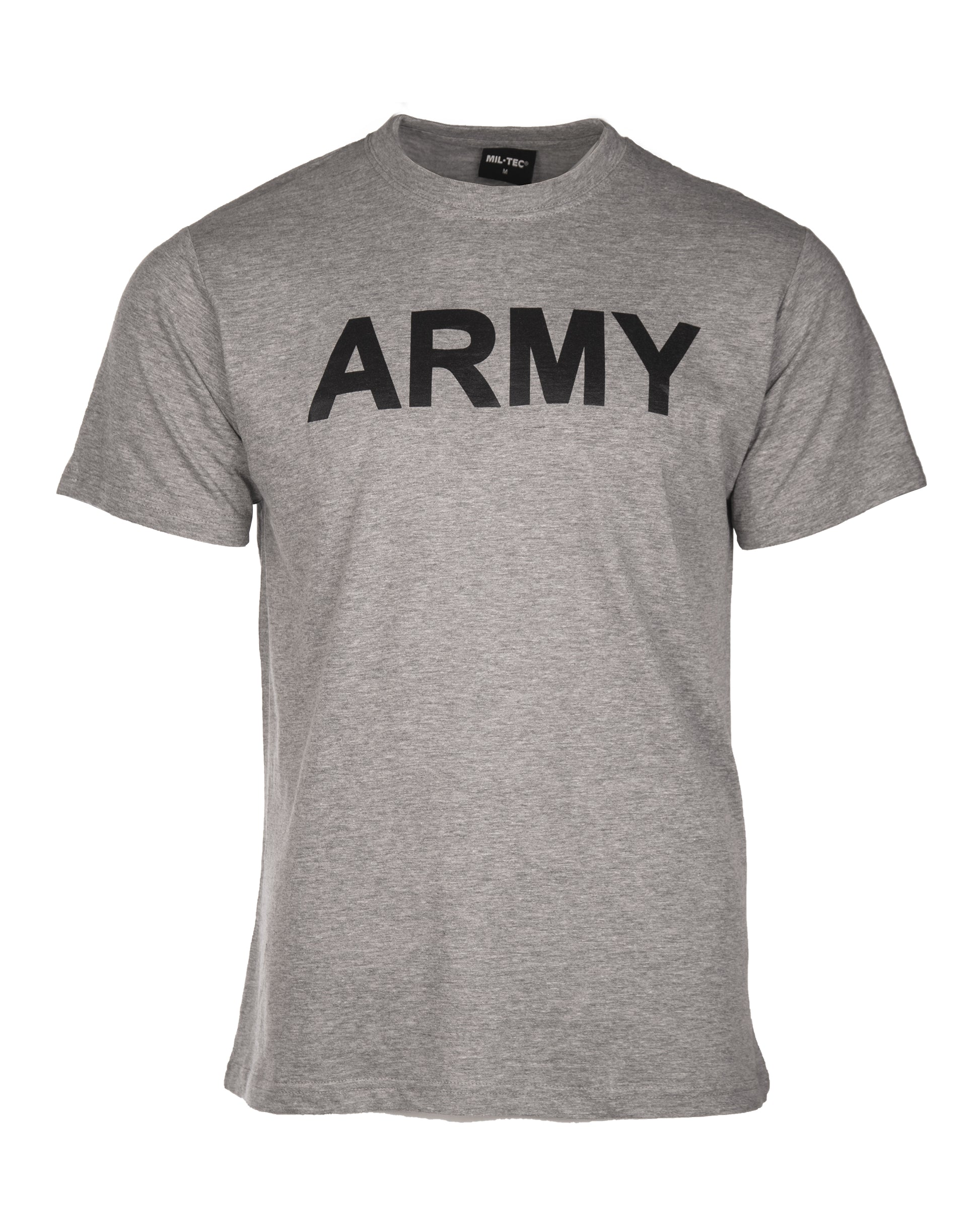 T - paita nepparilla 'ARMY' harmaa-1