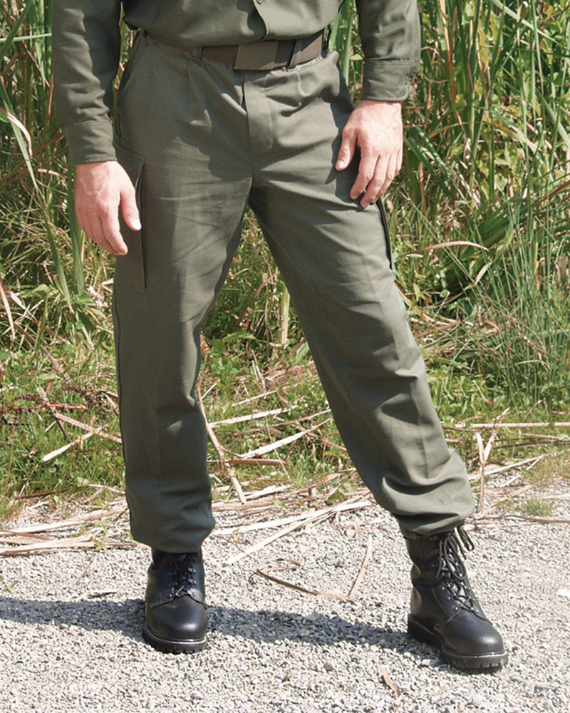 Bundeswehr MOLESKINHOSE oliivi alkuperäinen