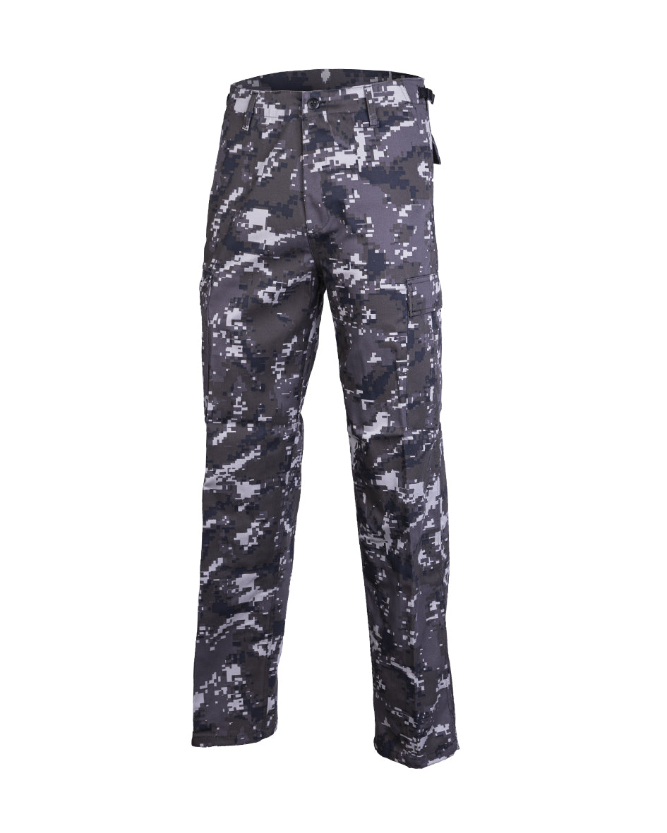 US ranger housut tyyppi BDU musta DIGITAL-1