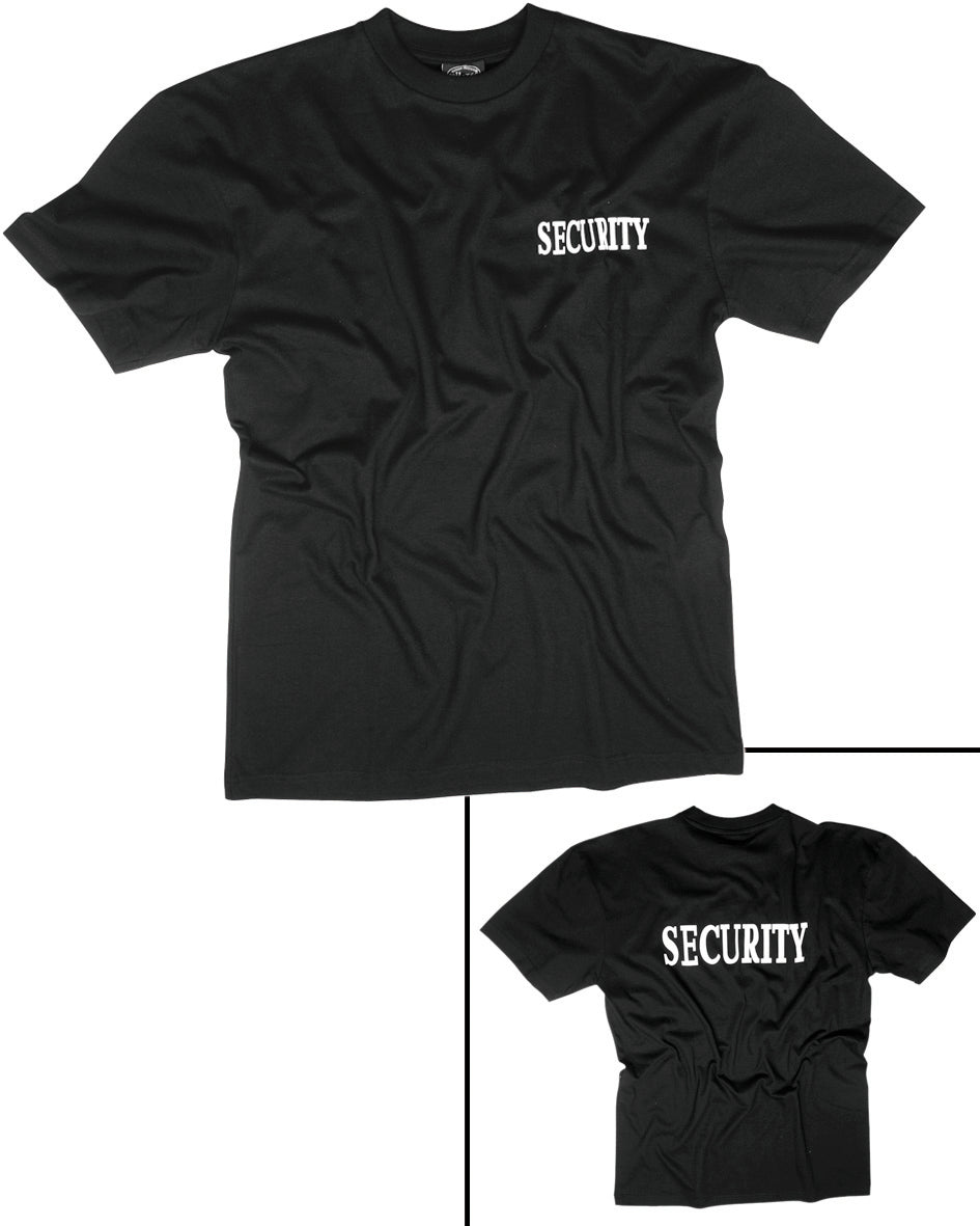T - paita musta M DOPPELDRUCK 'SECURITY'-1
