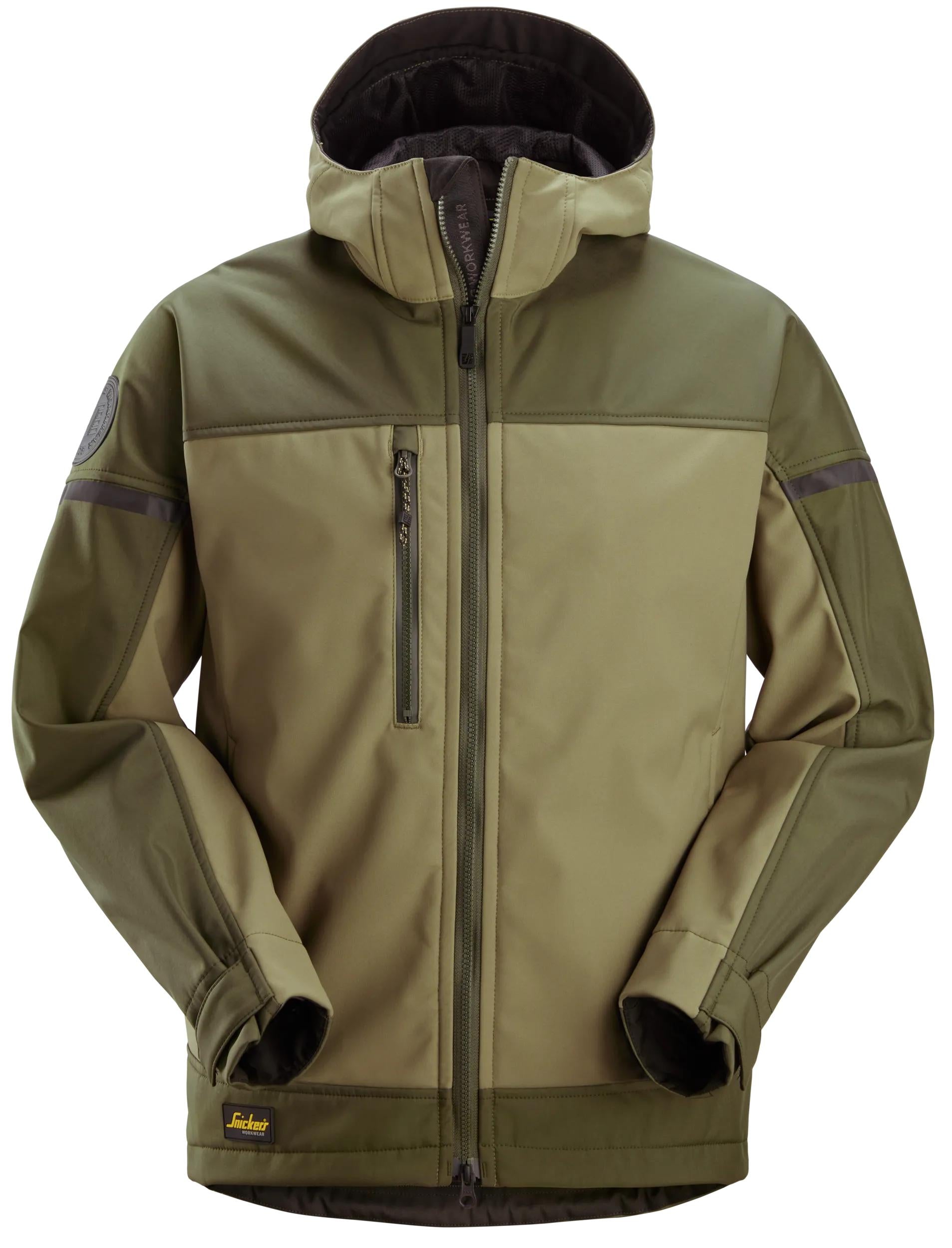 Hupullinen softshell-stretch-takki