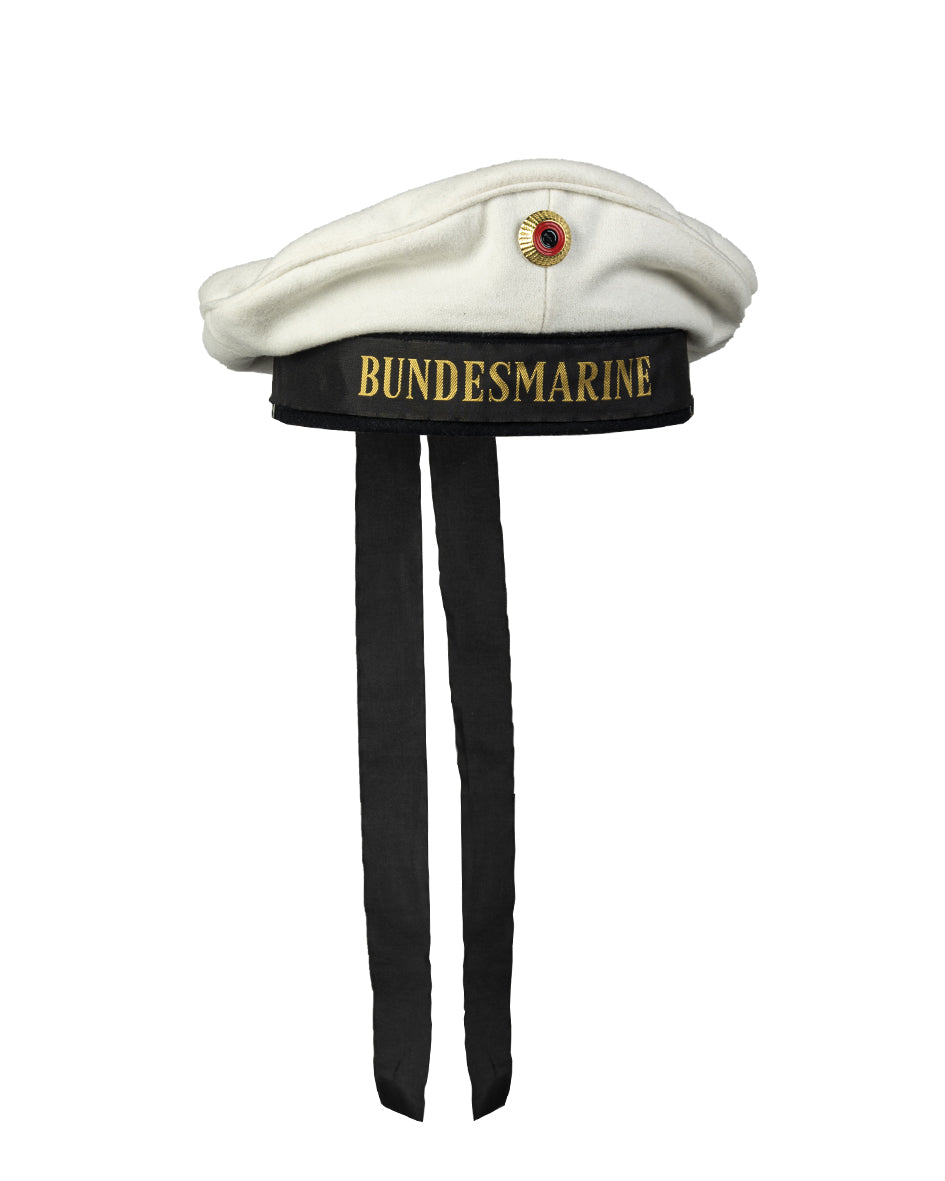Bundeswehr MARINE TELLERMÜTZE M ABZ valkoinen