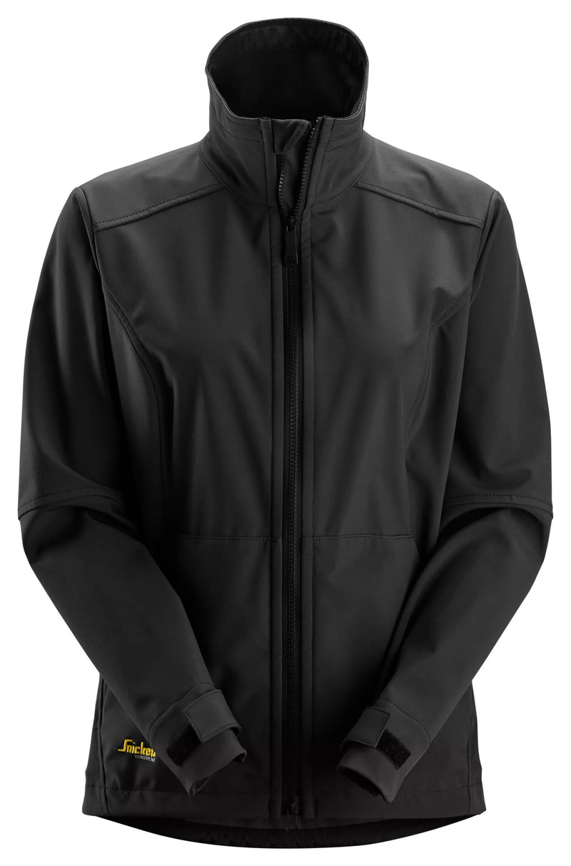 Naisten tuulenpitävä softshell-takki - Black