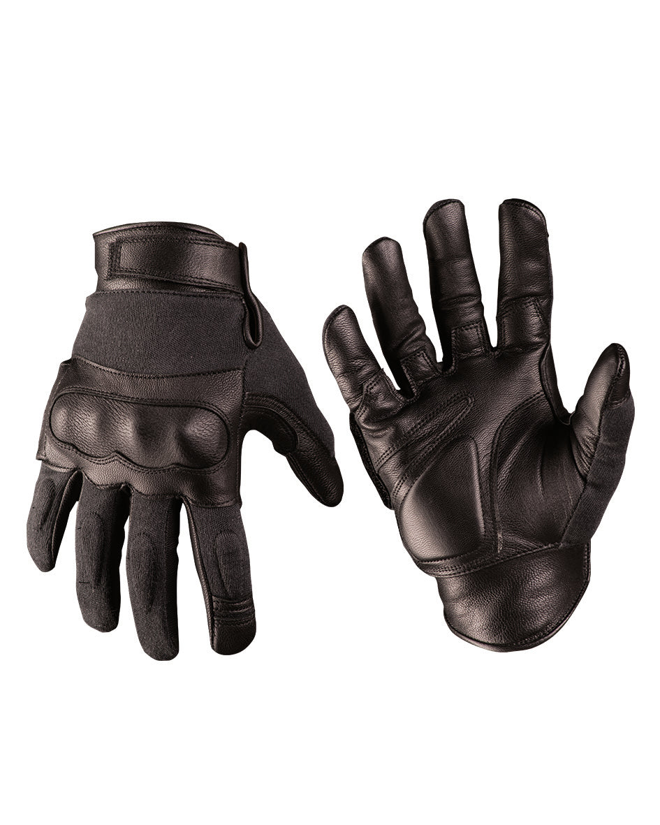 Taktinen GLOVES nahka/ARAMID