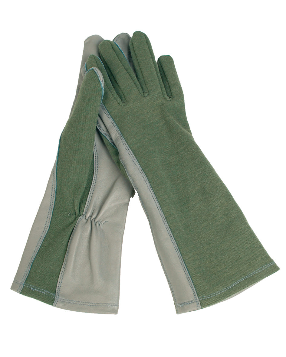 US PILOTENHANDSCHUHE FLAMMH oliivi-1