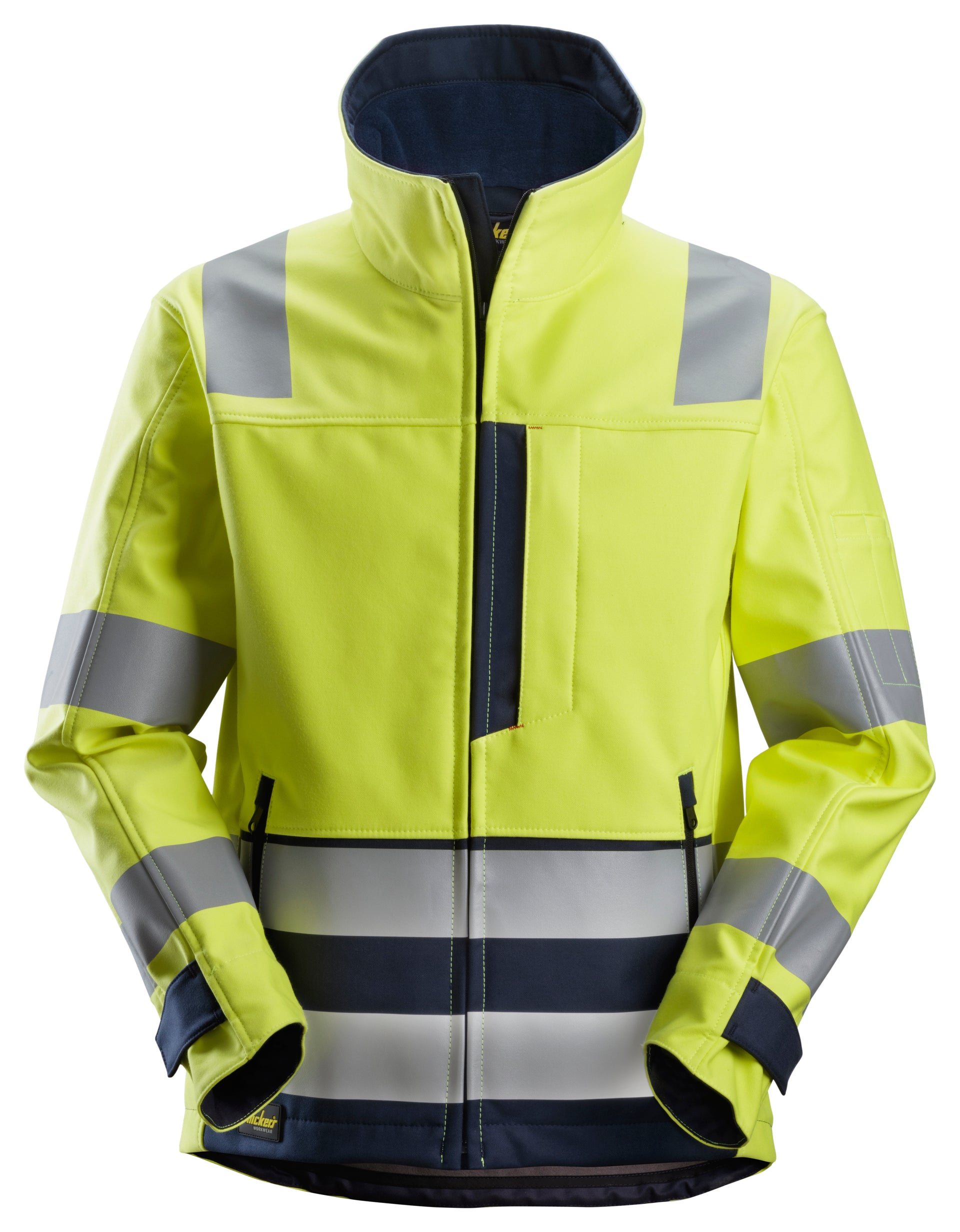 ProtecWork, Soft Shell -huomiotyötakki, luokka 3 - Kelt./Navy