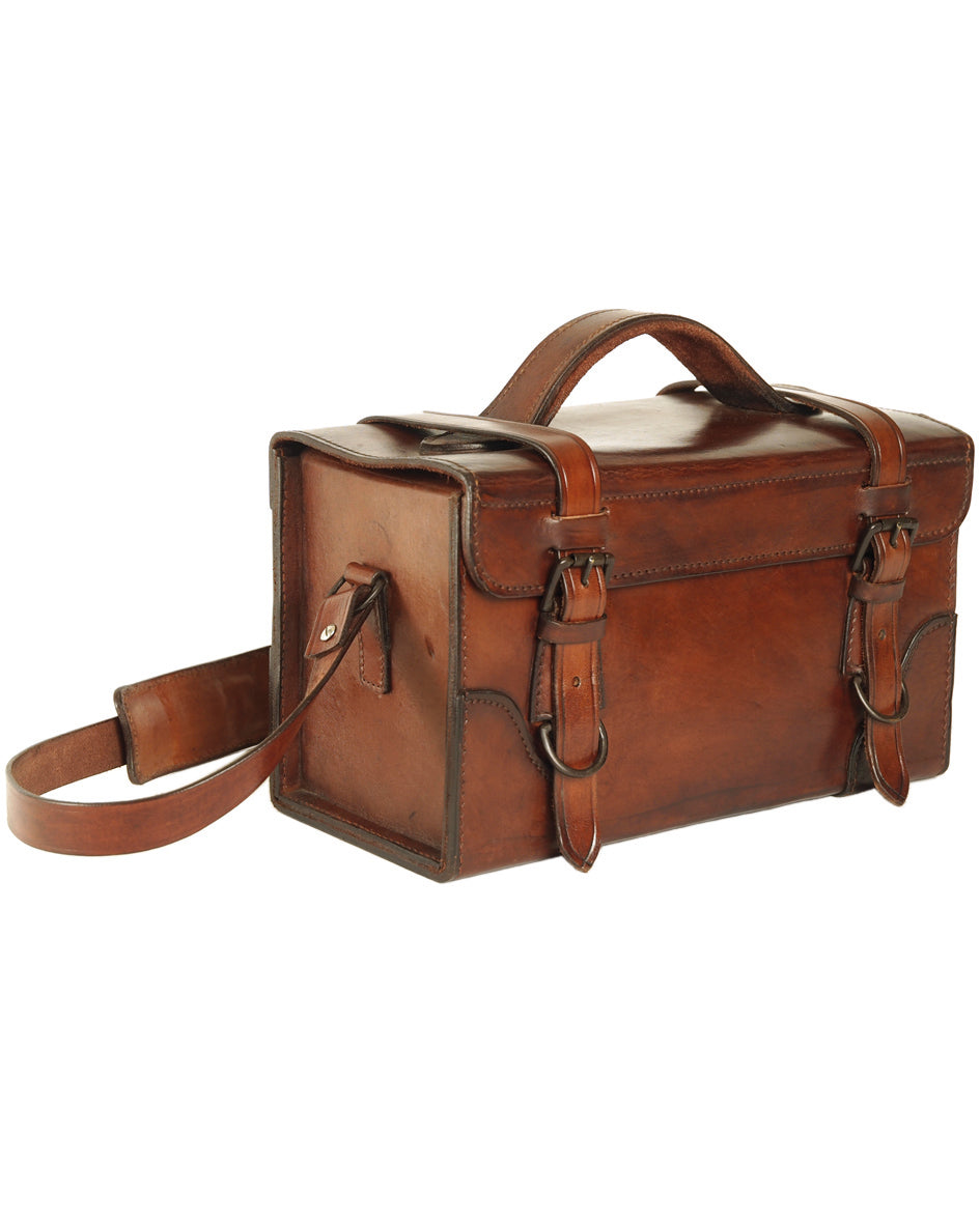 LEDERTASCHE M kantohihna ruskea-1