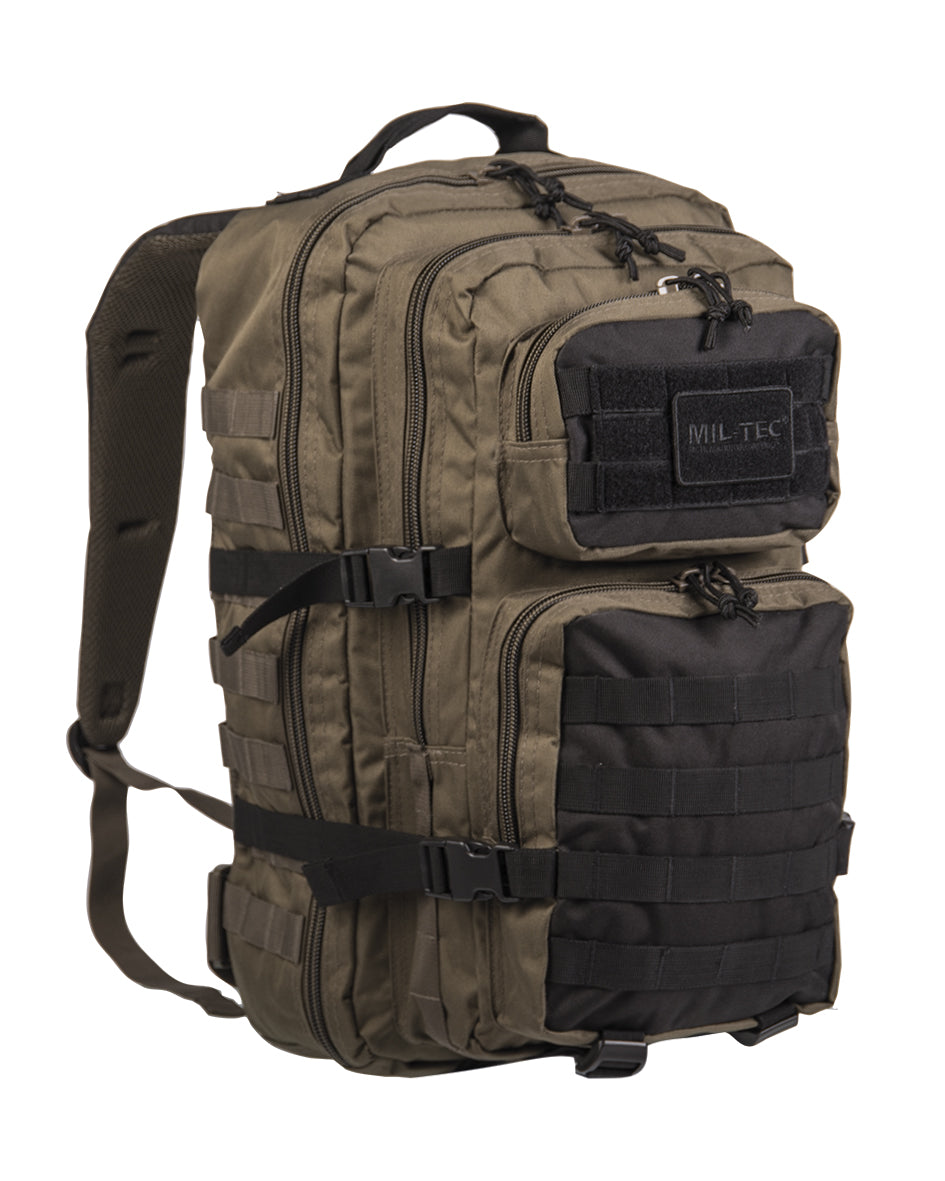 US Assault Pack - reppu L ranger vihreä/musta