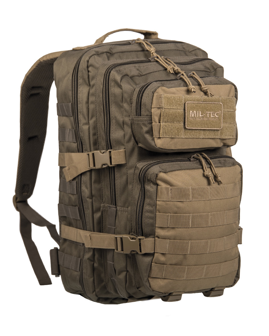 US Assault Pack - reppu L ranger vihreä/coyote