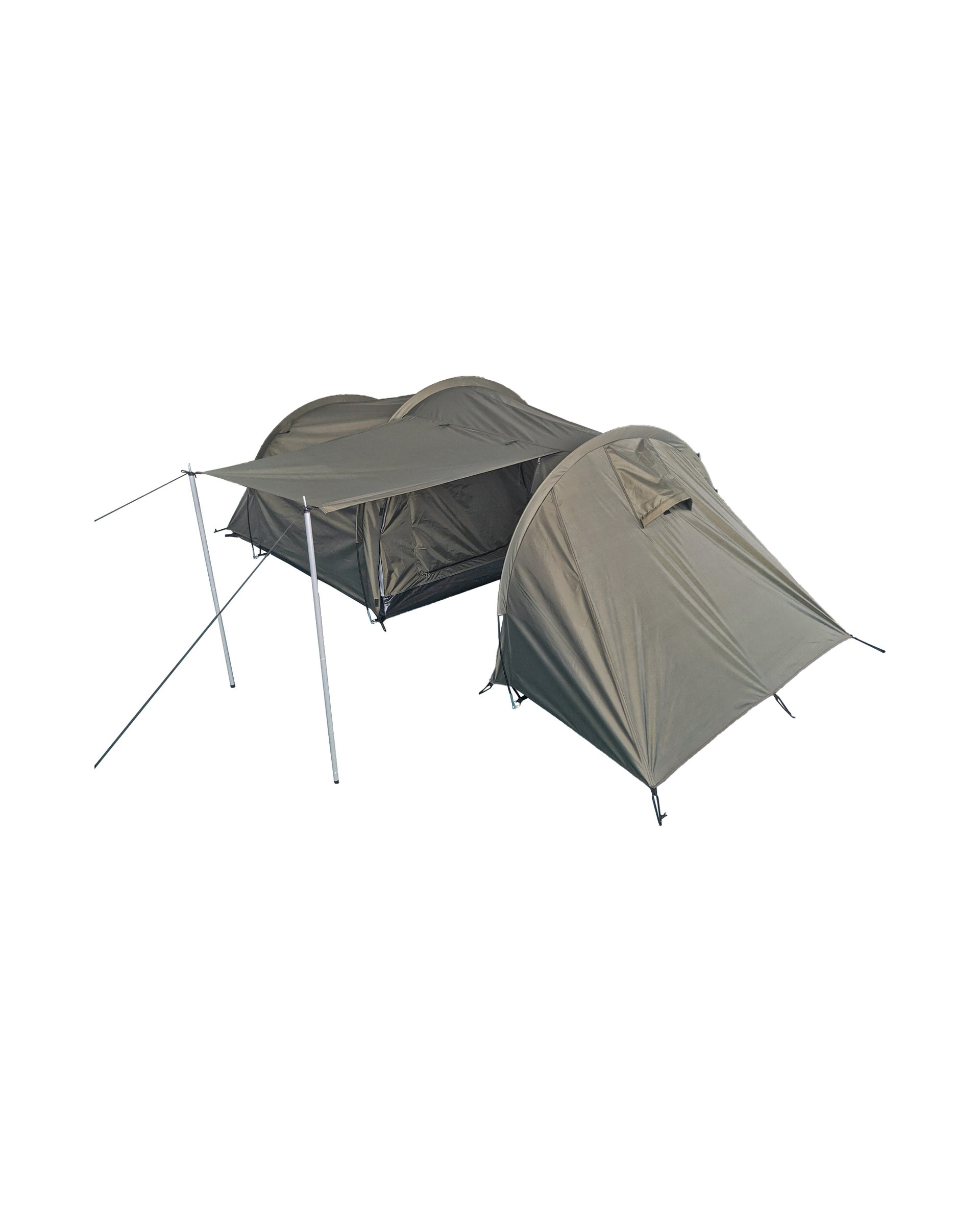 ZELT 2 PERS M STAURAUM 1,30 X 3,90 M