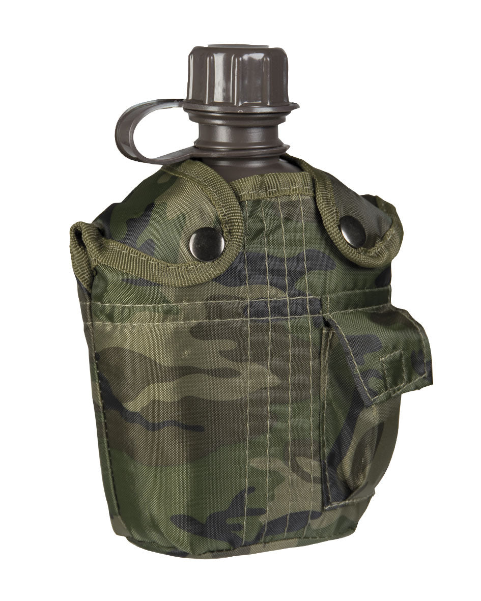 US kenttäpullo muovi IMP 1 l M HÜ woodland-1