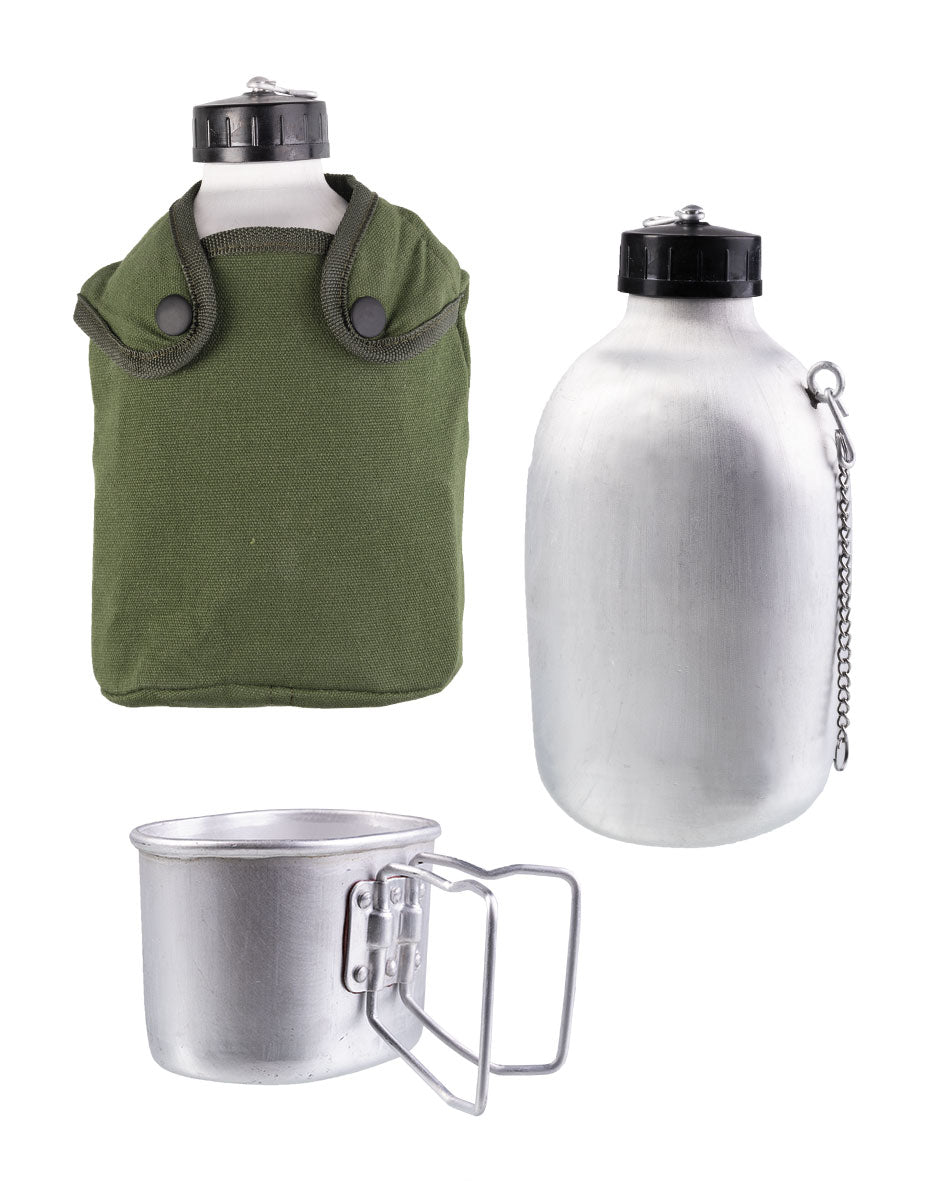 Ranskalainen kenttäpullo alumiini 1,3 l M BE U HÜ