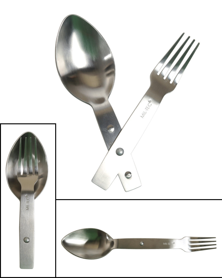 KLAPPESSBESTECK (MILTEC - GÖFFEL) ruostumaton teräs-1