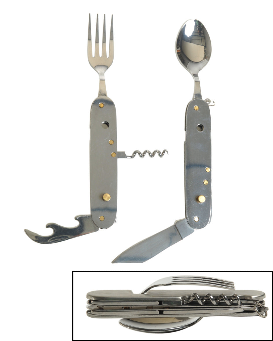 TASCHENMESSERBESTECK '6 IN 1'