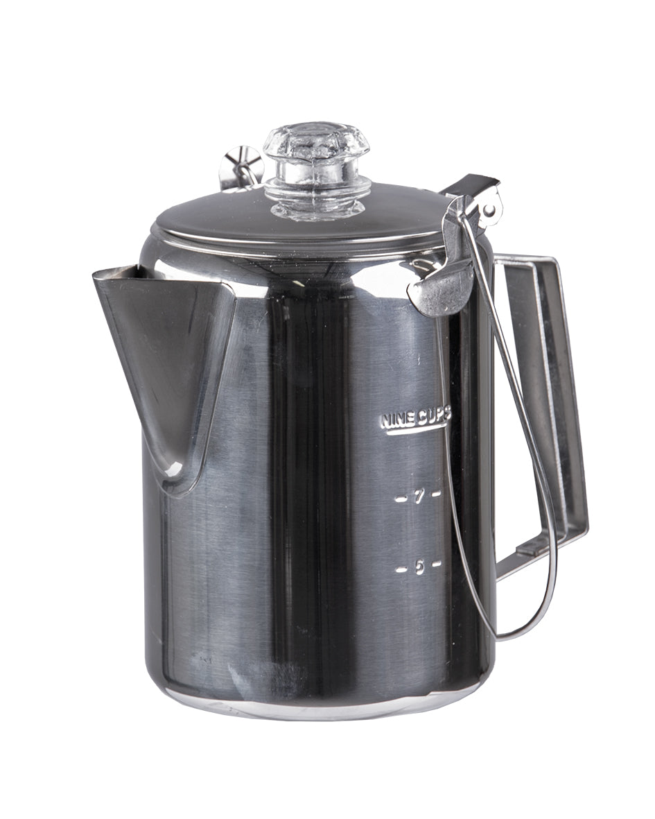 KAFFEEKANNE ruostumaton teräs M PERCOLATOR (9 TASSEN)