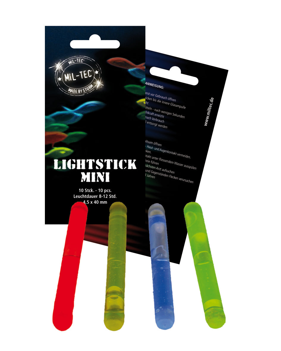 MINILEUCHTSTAB 4 CM vihreä (10 STÜCK)