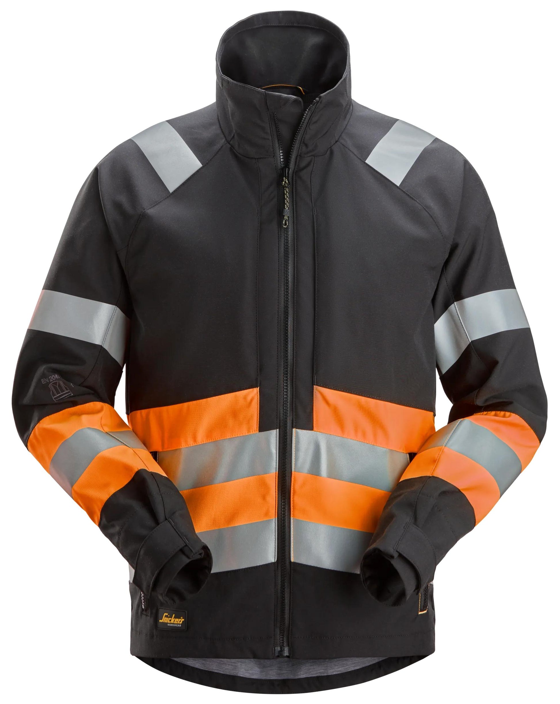 luokka 1, takki - Black/High Visibility Orange