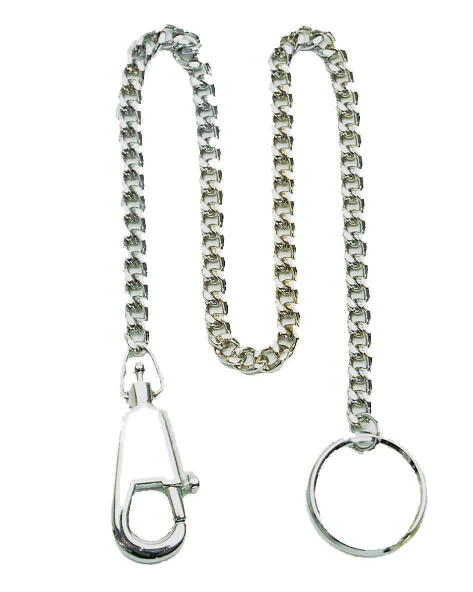 MESSERKETTE M KARABINER VERNICKELT-1