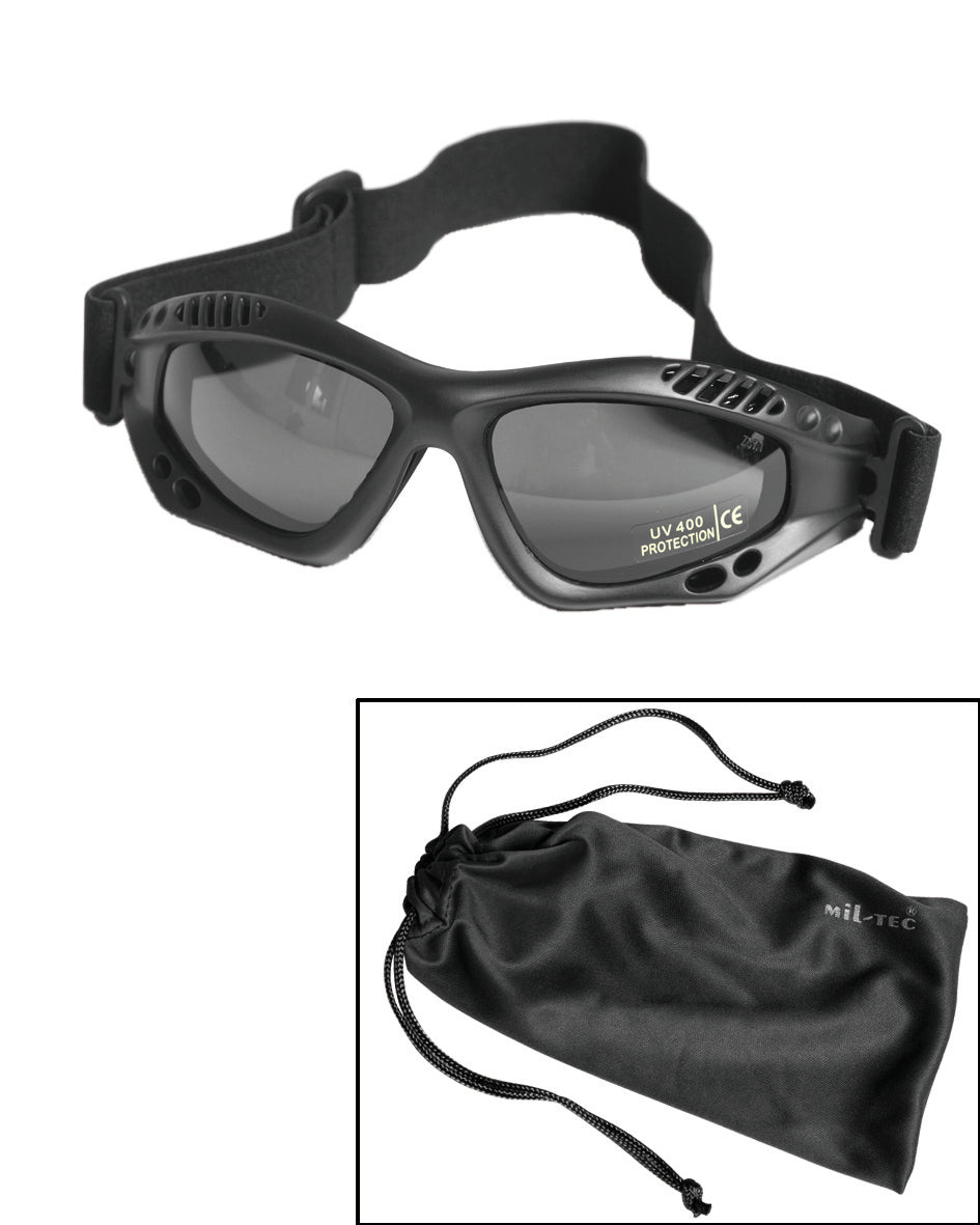 Kommando BRILLE AIR PRO musta savu
