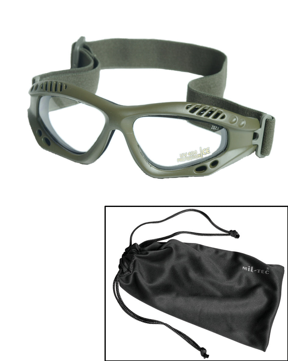 Kommando BRILLE AIR PRO oliivi KLAR