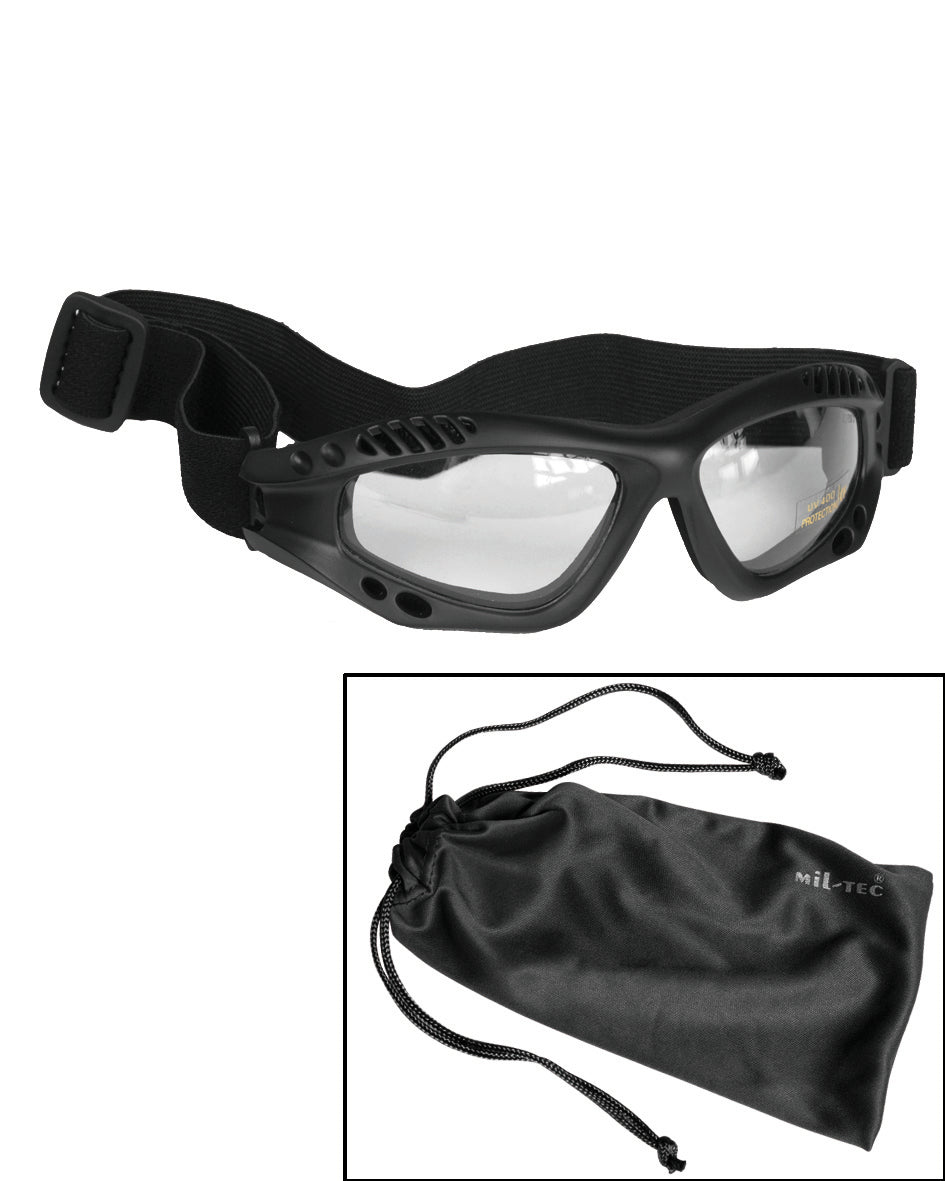 Kommando BRILLE AIR PRO musta KLAR-1