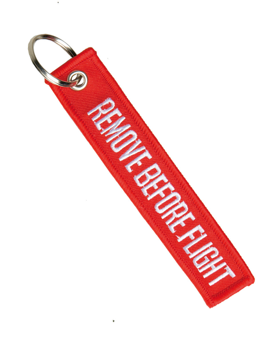 Avaimenperä 'REMOVE BEFORE FLIGHT'-1
