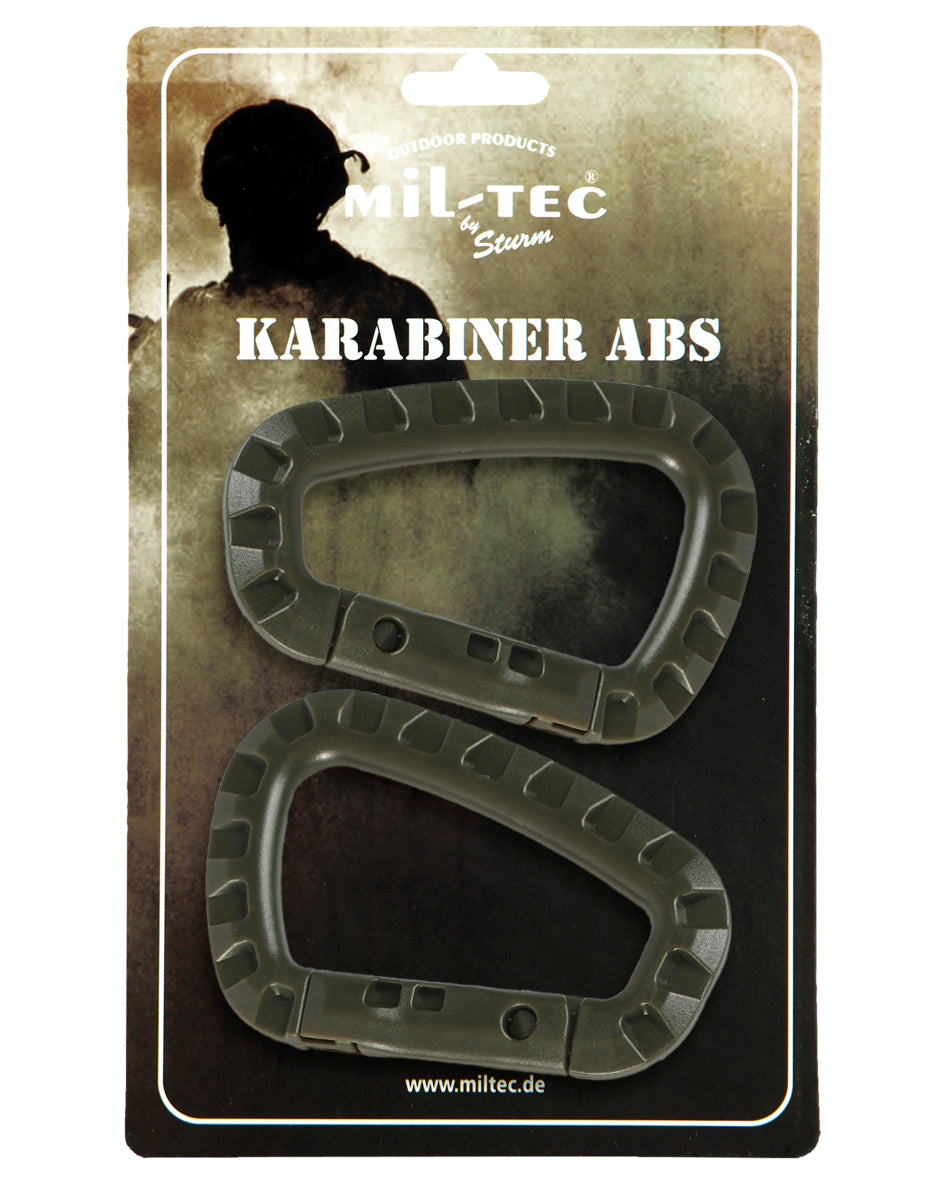 KARABINER ABS (2 ST./BLISTER)
