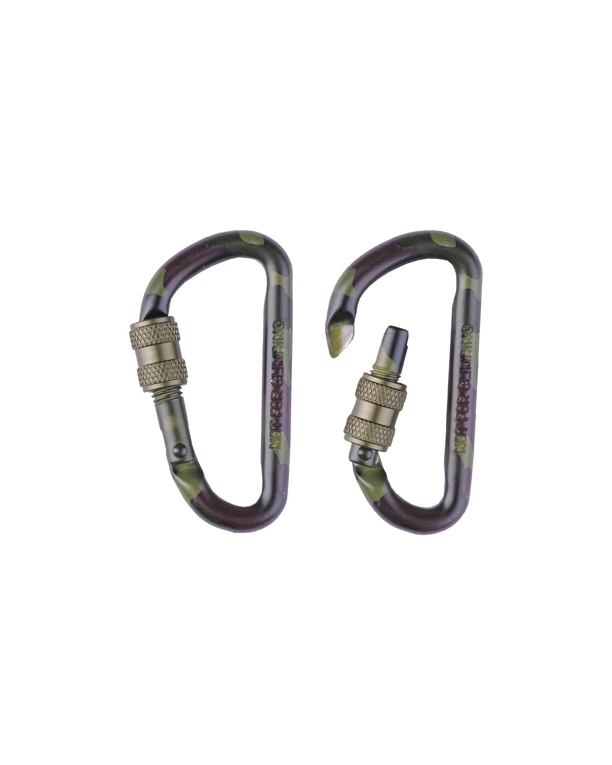 Taktinen KARABINER WOODLAND 60 MM (pari)-1