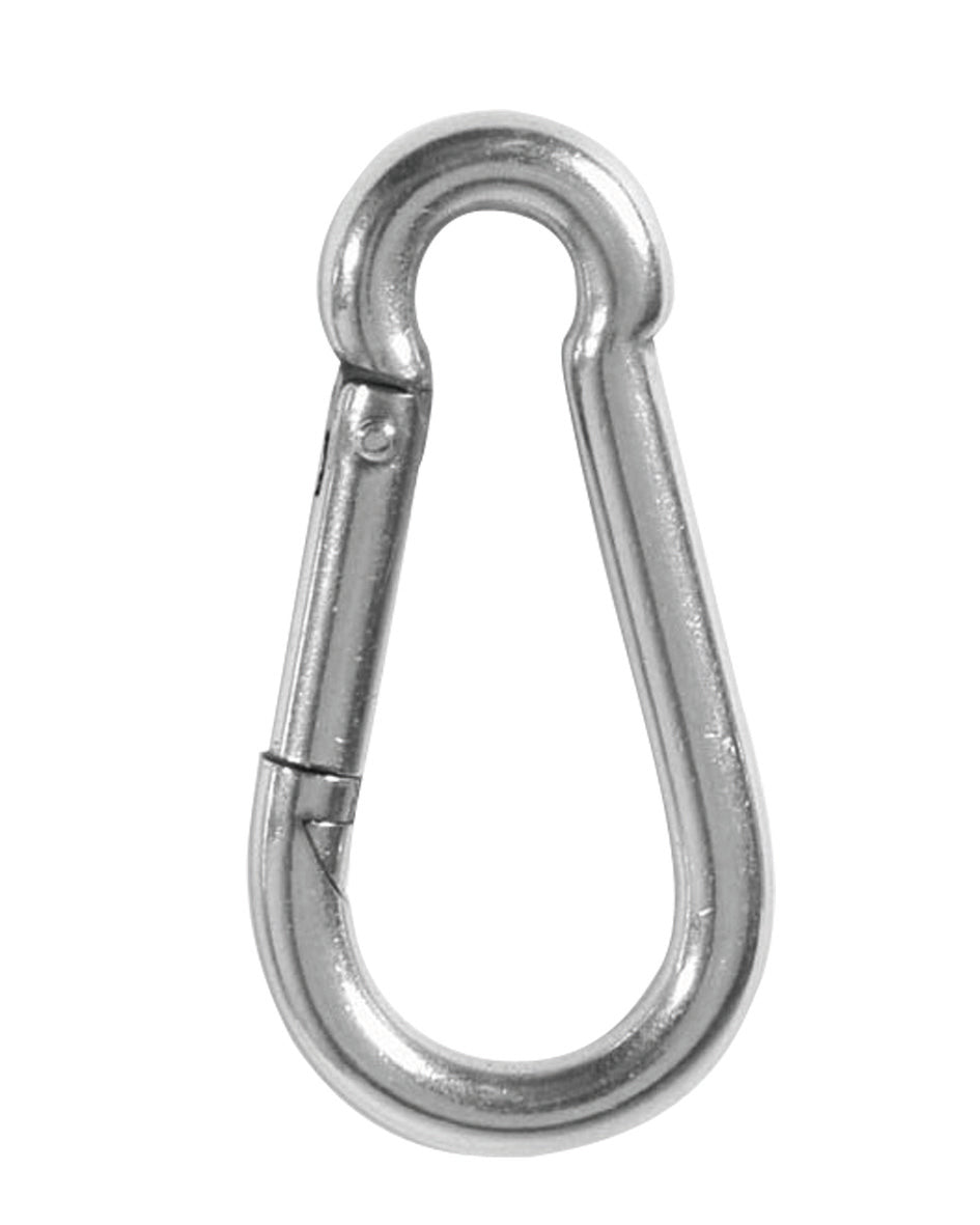 KARABINERHAKEN ruostumaton teräs 80 MM-1
