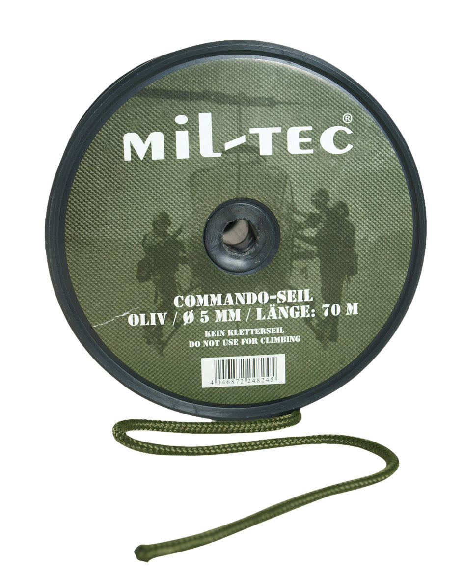Kommando - köysi oliivi 9 MM (30 M ROLLE)-1