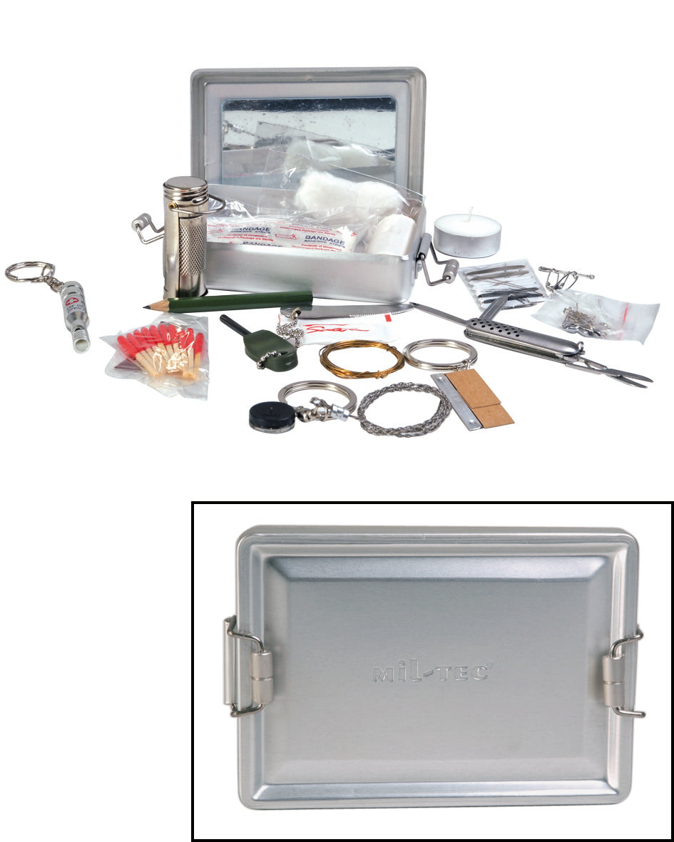 SURVIVAL KIT alumiini BOX-1
