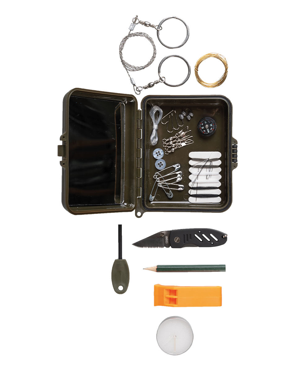 SURVIVAL KIT muovi BOX