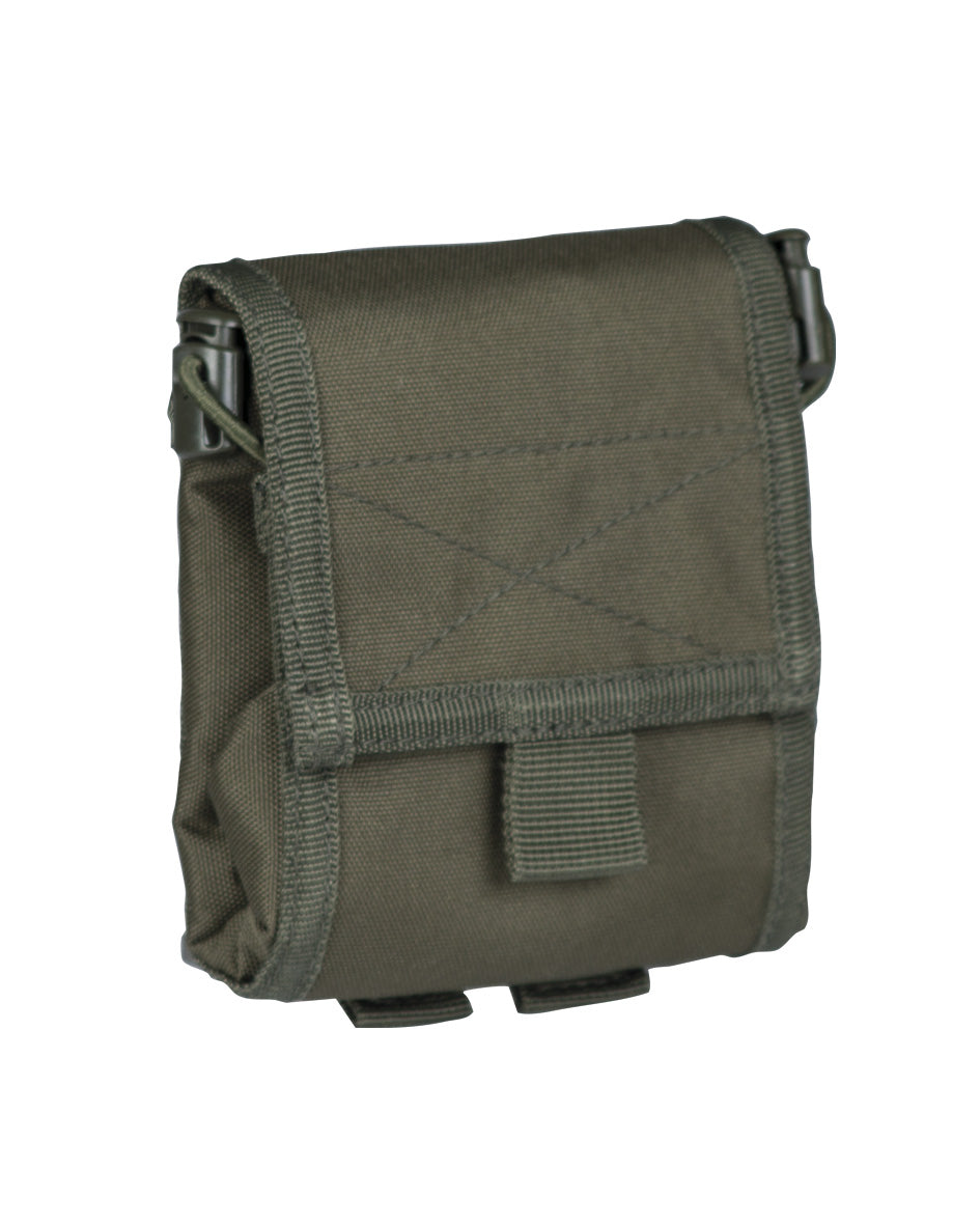 EMPTY SHELL POUCH COLLAPS oliivi