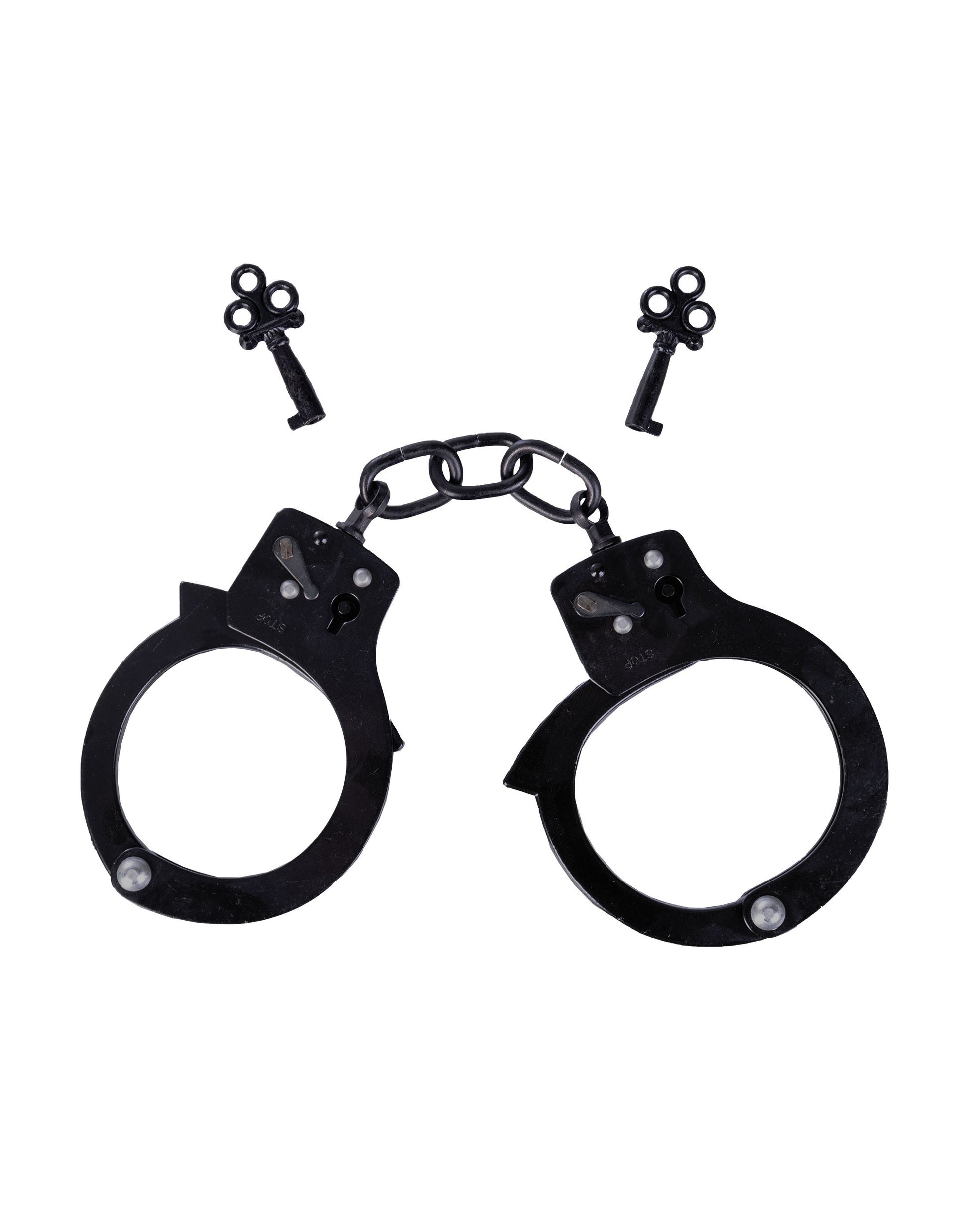 HAND CUFFS single LOCK musta O GEW AG-1