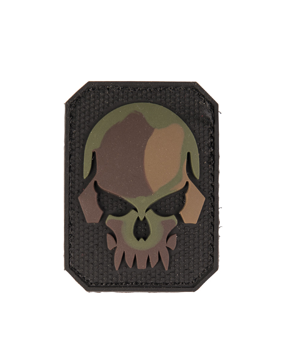 Merkki 3 D SKULL PVC tarrakiinnityksellä S maasto