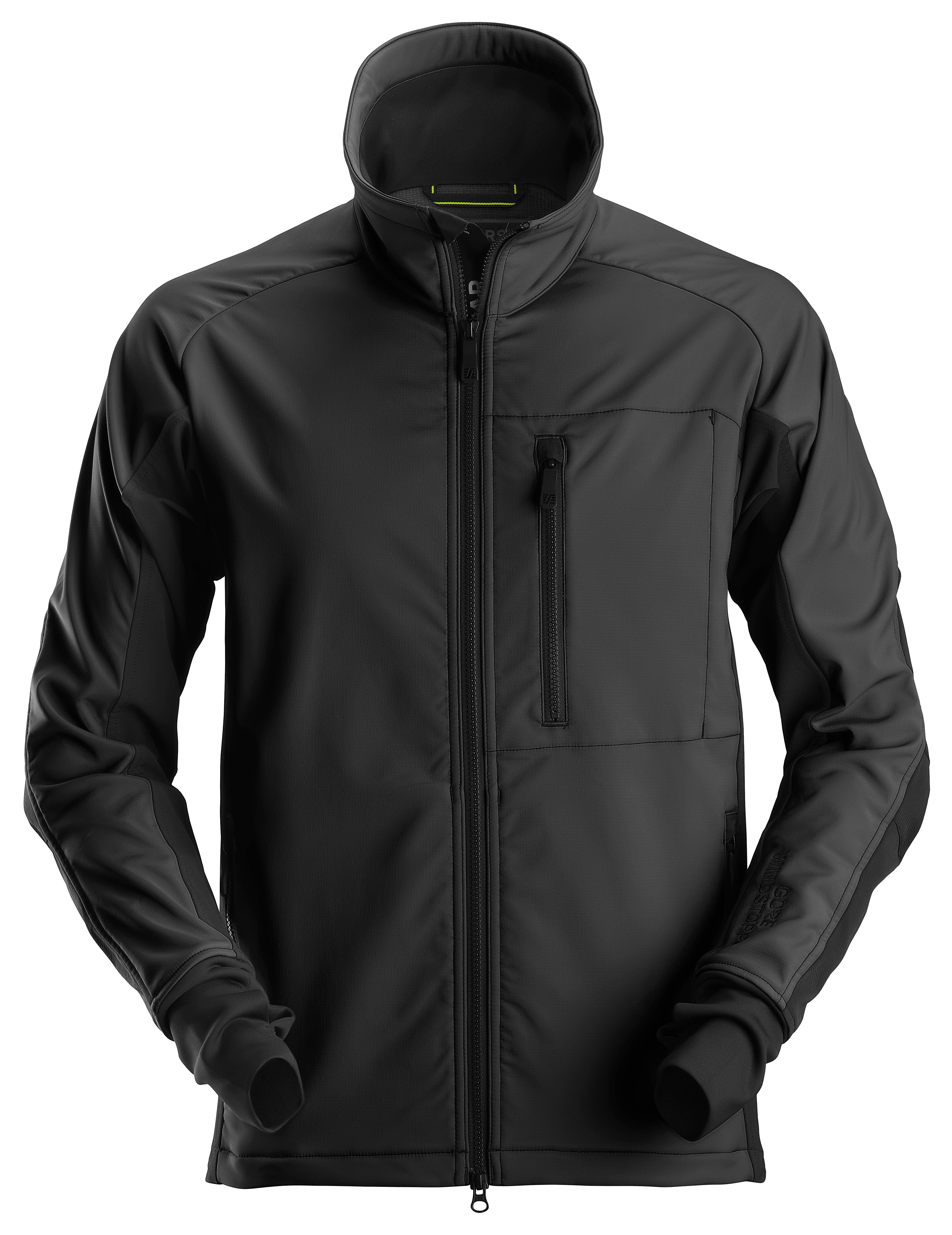FlexiWork, GORE® WINDSTOPPER® -takki - musta