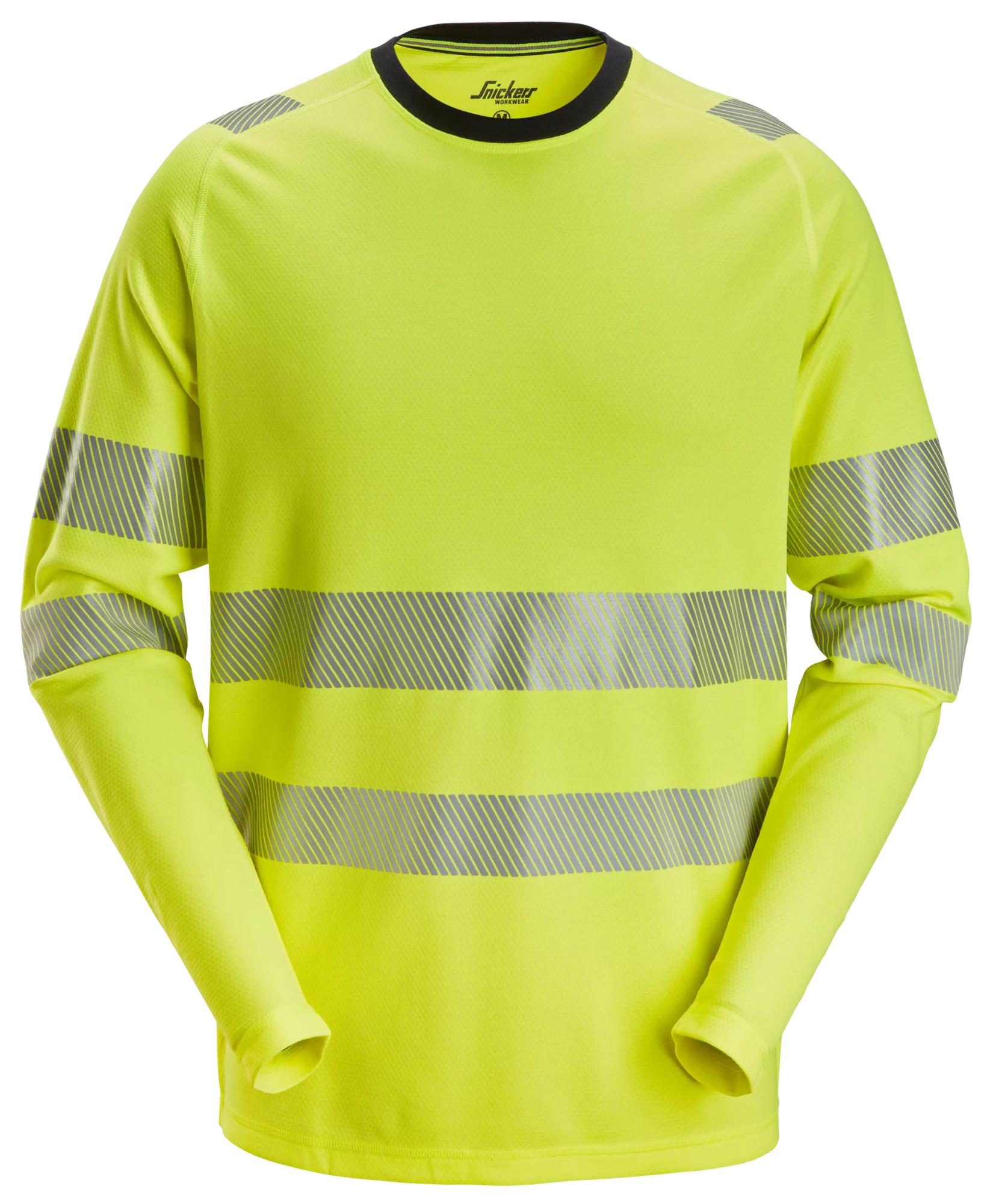 luokka 3, pitkähihainen t-paita - High Visibility Yellow