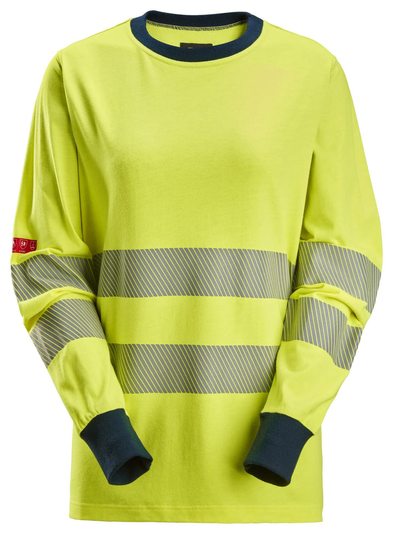 ProtecWork, naisten pitkähihainen huomio-t-paita, lk 3/2-2