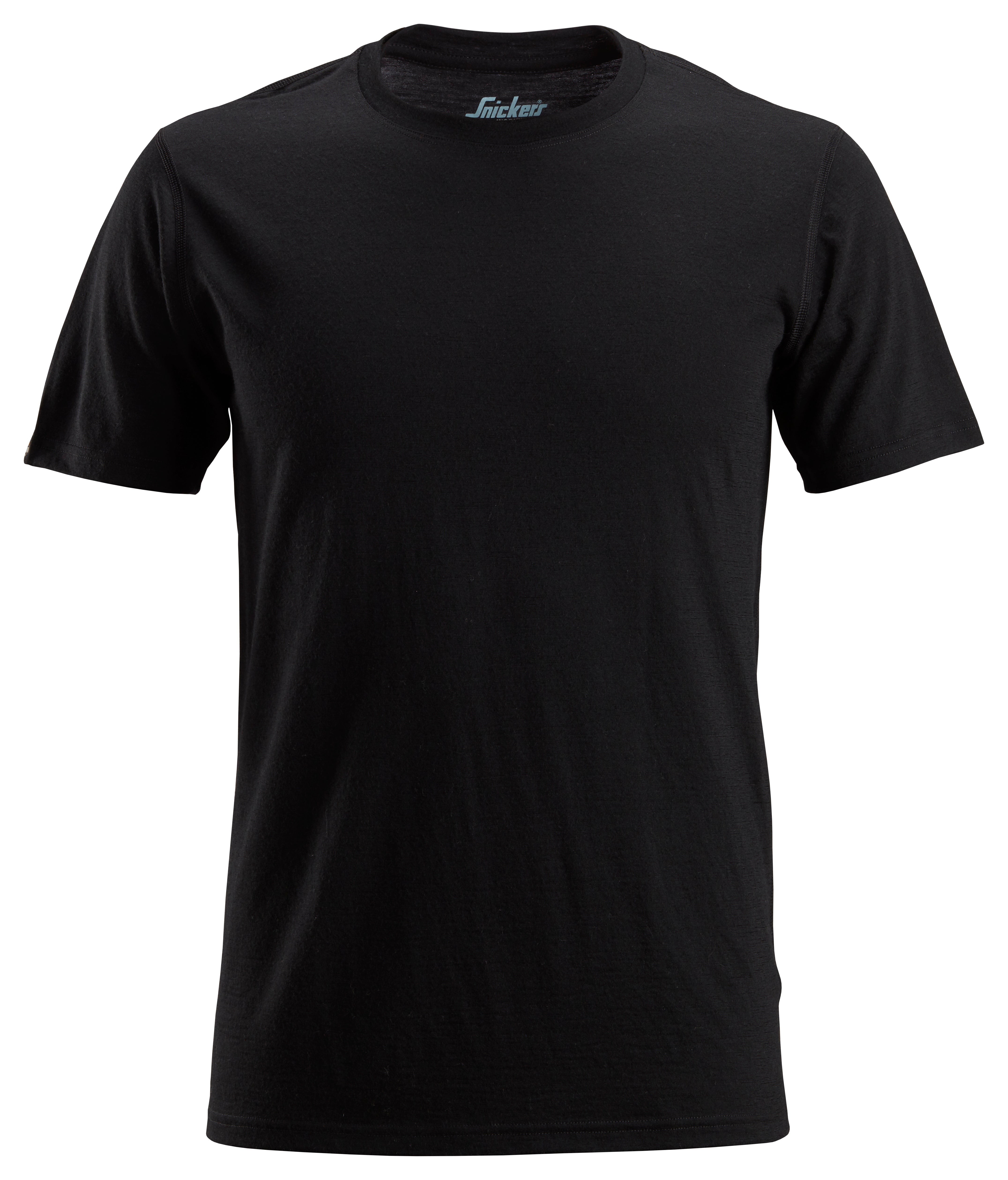 Merinovillainen t-paita - Black