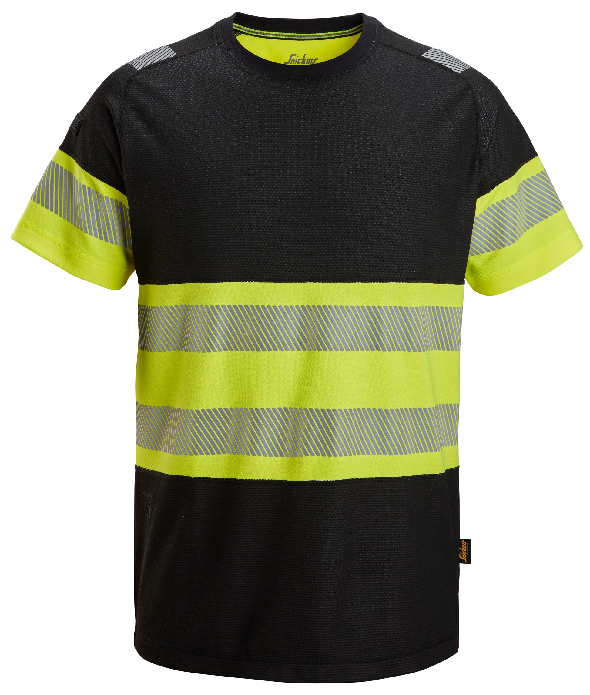 luokka 1, t-paita - Black/High Visibility Yellow